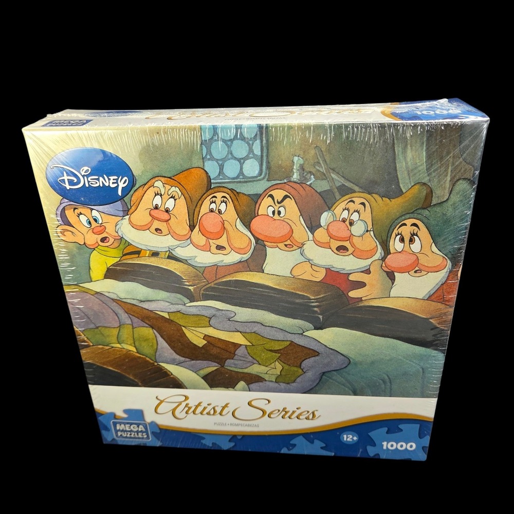 Disney Snow White Seven Dwarfs Puzzle‎ 1000 Pc Toby Bluth Art Is She Asleep New